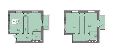 3-комнатная 92.87 м² в ЖК Университетская набережная от застройщика, Чернигов