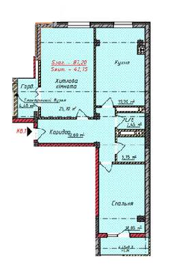 2-комнатная 87.2 м² в ЖК Европейский квартал от 21 150 грн/м², Черновцы