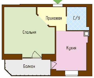 1-комнатная 40.2 м² в ЖК Петропавловский посад от 13 830 грн/м², с. Петропавловская Борщаговка