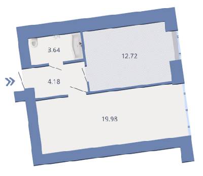 1-кімнатна 40.52 м² в ЖК Єсенін 2 від 14 000 грн/м², м. Ірпінь