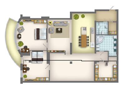 3-комнатная 170.54 м² в ЖК Изумрудный от 30 360 грн/м², Киев