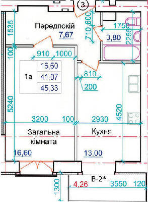 1-комнатная 45.33 м² в ЖК по пер. Олега Кошевого, 12 от 14 800 грн/м², г. Кременчуг