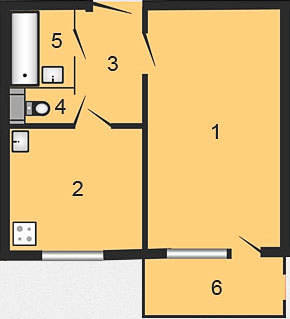 1-кімнатна 38.32 м² в ЖК на вул. Жовтнева, 34Б від забудовника, м. Вишневе