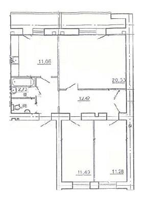 3-комнатная 1 м² в ЖК на ул. Шевченко, 33 от 11 890 грн/м², г. Дубляны