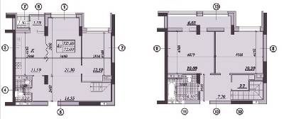 5+ комнат 127.05 м² в ЖК на ул. Подвысоцкого, 4В от застройщика, Киев