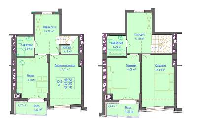 5+ комнат 97.7 м² в ЖК Паркові Вежі от 17 080 грн/м², Львов