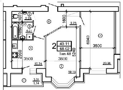 2-кімнатна 68.02 м² в ЖМ Поділля від 19 650 грн/м², Вінниця