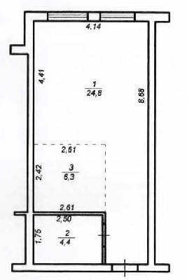 1-кімнатна 35.5 м² в ЖК Чубинське від 14 500 грн/м², с. Чубинське