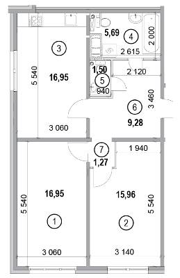 2-кімнатна 67.6 м² в ЖК на вул. Петра Калнишевського (Майорова), 6 від 21 000 грн/м², Київ