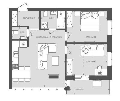 2-комнатная 62.91 м² в ЖК Avalon Light от застройщика, Львов