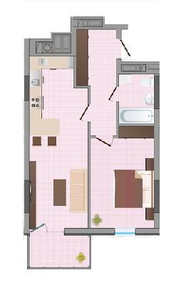 1-комнатная 54.18 м² в ЖК Greenville House от 16 870 грн/м², Львов