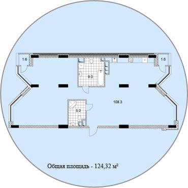 3-кімнатна 124.32 м² в ЖК PecherSKY від забудовника, Київ