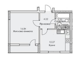 1-комнатная 38.81 м² в ЖК Perfect Loft 47 от 38 080 грн/м², Львов