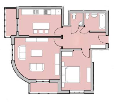 2-комнатная 70 м² в КД Modern Lux от 38 140 грн/м², Львов