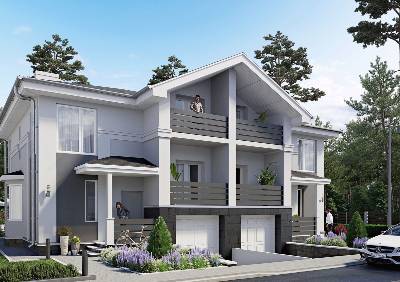 Дуплексы NEW Cottage Residence 3