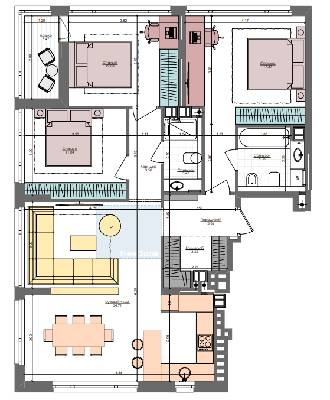 3-кімнатна 98.1 м² в ЖК Файна Таун від 29 600 грн/м², Київ