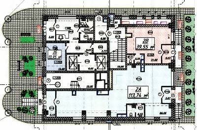 Помещение свободного назначения 72.68 м² в ЖК на ул. Гарматная, 39Г от 23 000 грн/м², Киев