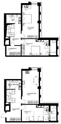 Дворівнева 135.16 м² в ЖК Chicago Central House від 91 050 грн/м², Київ