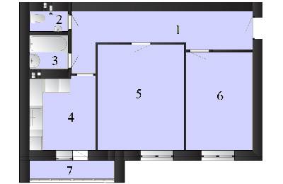 2-комнатная 69.27 м² в ЖК Пейзажные озера от 10 000 грн/м², пгт Макаров