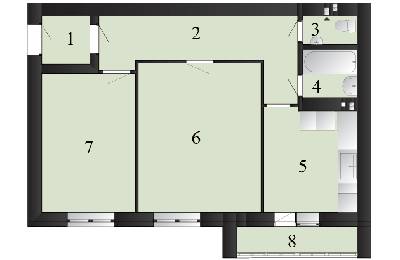 2-кімнатна 58.48 м² в ЖК Пейзажні озера від 10 000 грн/м², смт Макарів