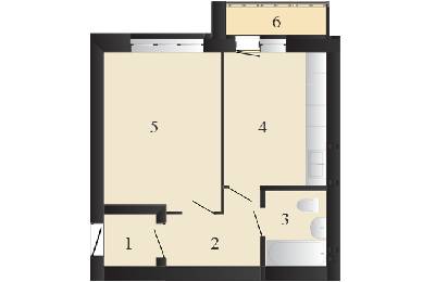 1-комнатная 38.42 м² в ЖК Пейзажные озера от 10 000 грн/м², пгт Макаров