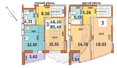 3-комнатная 85.49 м² в ЖК Медовый от 24 829 грн/м², Киев