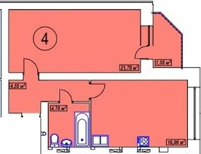 1-кімнатна 49.05 м² в ЖК Ворзель Парк від 10 000 грн/м², смт Ворзель