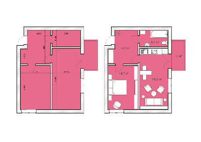 1-комнатная 49.2 м² в ЖК Покровский Двор от 17 500 грн/м², пгт Чабаны