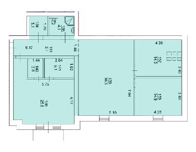 3-комнатная 115.5 м² в КД Giverny HOUSE от 12 450 грн/м², с. Петропавловская Борщаговка