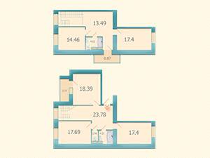 4-комнатная 143.44 м² в ЖК Козацкий от 22 000 грн/м², Киев