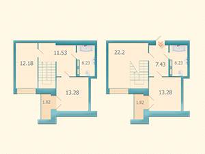 3-комнатная 96.4 м² в ЖК Козацкий от 22 000 грн/м², Киев