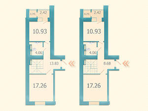 3-кімнатна 93.43 м² в ЖК Козацький від 22 000 грн/м², Київ