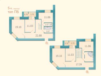 5+ кімнат 139.01 м² в ЖК Козацький від 22 000 грн/м², Київ