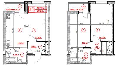 3-комнатная 86.92 м² в ЖК Рідне місто от 15 700 грн/м², Киев