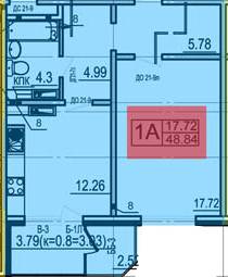 1-комнатная 48.84 м² в ЖК по пер. Моторный, 11 от 21 000 грн/м², Киев