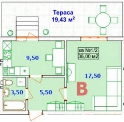 1-кімнатна 36 м² в ЖК LikeHouse від забудовника, смт Ворзель