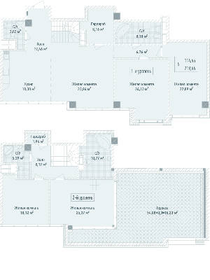 5+ комнат 219.66 м² в ЖК Бульвар Фонтанов от 71 280 грн/м², Киев