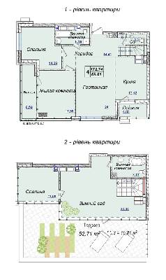 4-комнатная 172.74 м² в ЖК Новопечерские Липки от 34 390 грн/м², Киев