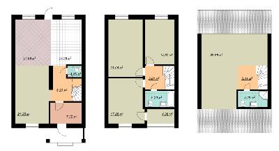 Таунхаус 136 м² в Таунхаус Bavaria House від 19 044 грн/м², с. Софіївська Борщагівка