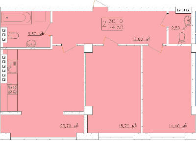 Офіс 74.5 м² в ЖК Club Marine від 18 095 грн/м², Одеса