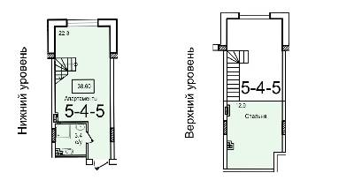 1-кімнатна 38.6 м² в ЖК Smart від 12 900 грн/м², с. Крижанівка