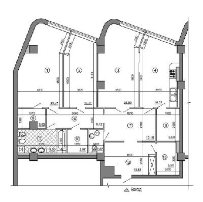 3-кімнатна 161.9 м² в ЖК Морська симфонія від 34 050 грн/м², Одеса