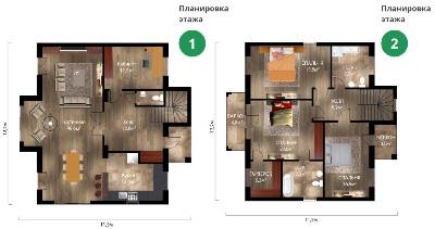 Коттедж 180 м² в КП Вита Парковая от застройщика, с. Вита-Почтовая