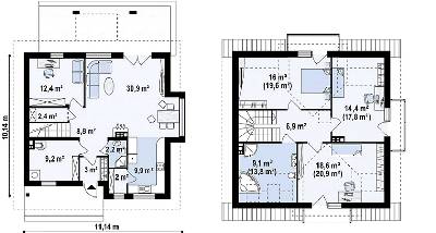 Коттедж 155 м² в КГ Орелька от 10 516 грн/м², пгт Обуховка