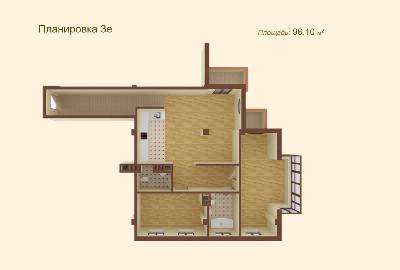 3-кімнатна 96.1 м² в ЖК Будинок на Мечнікова від 19 750 грн/м², Дніпро