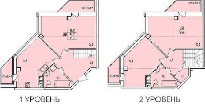 3-комнатная 98.1 м² в ЖК Дмитриевский от 14 200 грн/м², Одесса