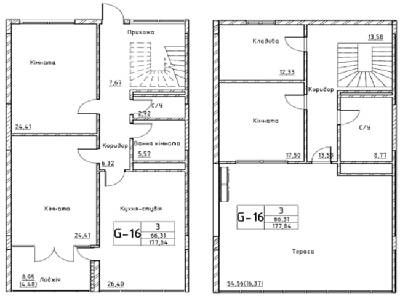 Двухуровневая 167.48 м² в КД Сапфир от 38 200 грн/м², Одесса