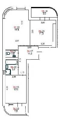 2-комнатная 63.1 м² в ЖК на ул. Демнянская, 26, 30 от 16 800 грн/м², Львов