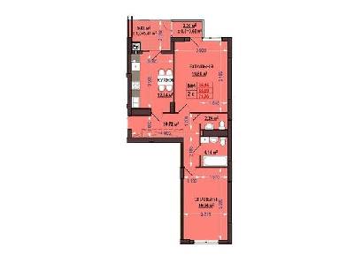 2-комнатная 71.76 м² в ЖК Старый Сихов от 15 000 грн/м², Львов