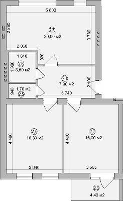 2-кімнатна 66.8 м² в ЖК Перфект Хаус від 9 900 грн/м², м. Калуш